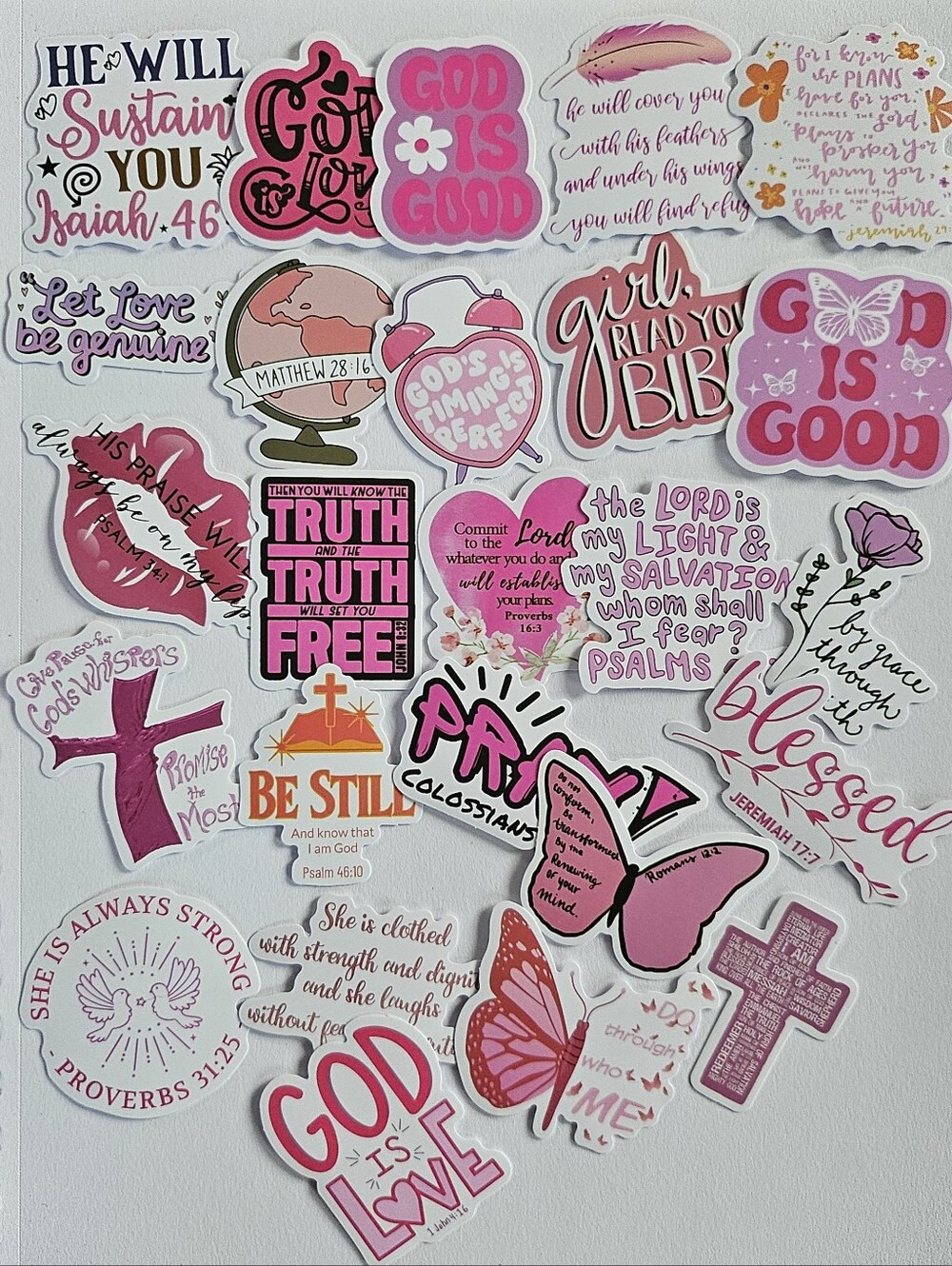 Religious stickers,  Catholic, Christian, Journaling,  stationary, 25pc